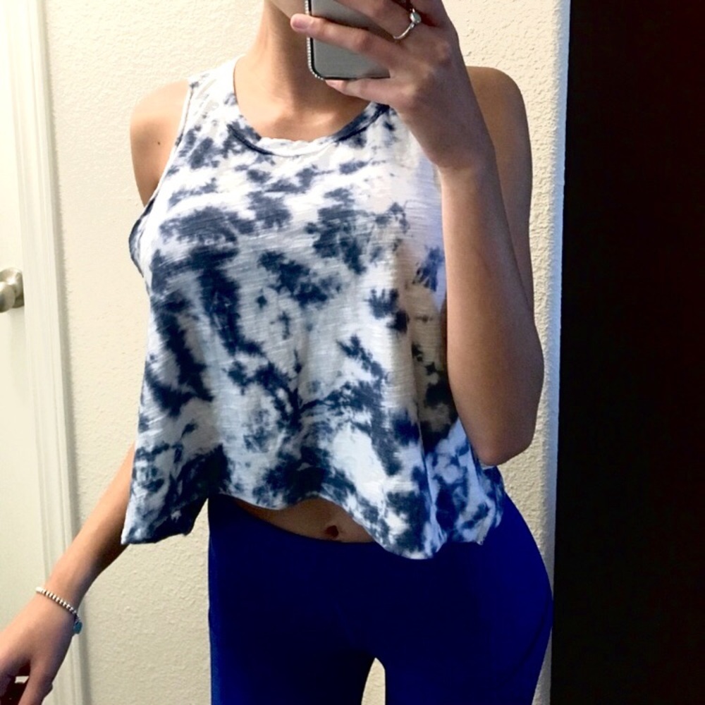 Tie dye muscle tank